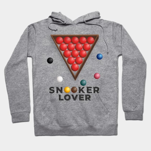 Snooker Ball Design Hoodie by AJ techDesigns